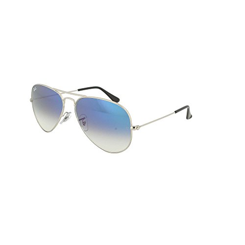 Gafas de sol Ray-Ban Aviator Silver azul degradado RB3025 RB3025 003/3 F plata 58