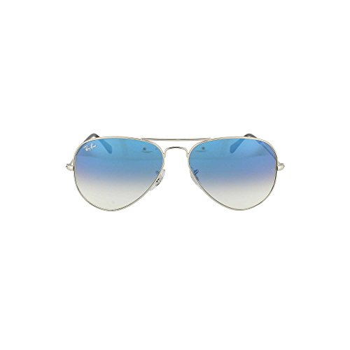 Gafas de sol Ray-Ban Aviator Silver azul degradado RB3025 RB3025 003/3 F plata 58