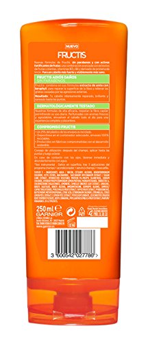 Garnier Fructis Adiós Daños Acondicionador Fortificante y Reparador, con Keraphyll y Aceite de Fruto de Amla - 250 ml