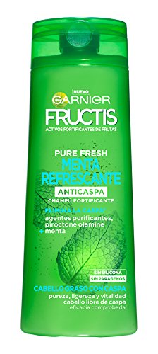 Garnier Fructis Pure Fresh Menta Refrecante Champú Pelo Graso con Caspa - 360 ml