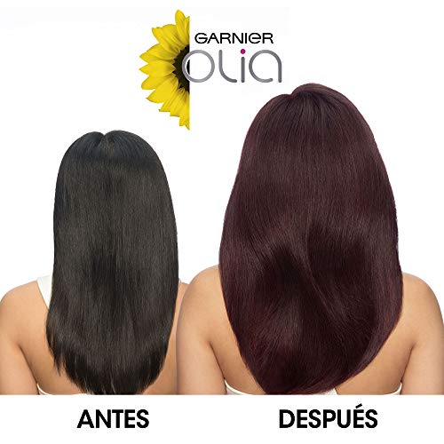 Garnier Olia - Coloración Permanente sin Amoniaco, con Aceites Florales de Origen Natural - Tono Bold Violin - Más de 25 tonos