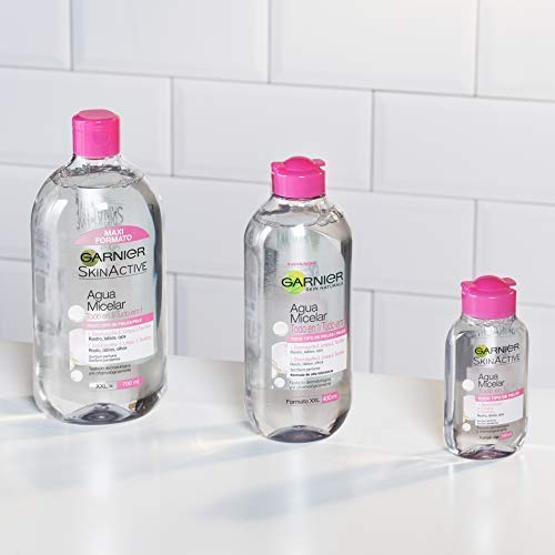 Garnier Skin Active - Agua Micelar Clásica Todo en Uno, Pieles Normales, Formato Maxi, 700 ml