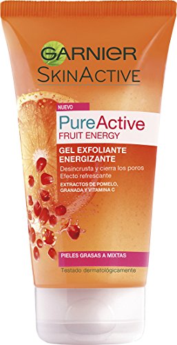 Garnier Skin Active Pure Active Fruit Energy Gel Exfoliante Energizante