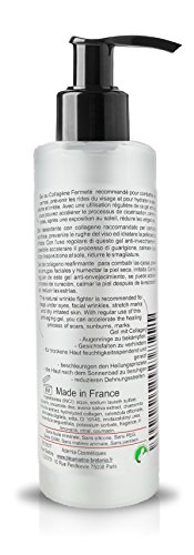 Gel Reafirmante de Colágeno bio-activo Facial Escote Seños Corporal - Gel Natural Anti-envejecimiento - Gel antiarrugas para regenerar la piel 500 ml