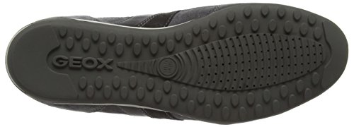 Geox U Wells C, Zapatillas para Hombre, Gris (Dark Grey), 43 EU