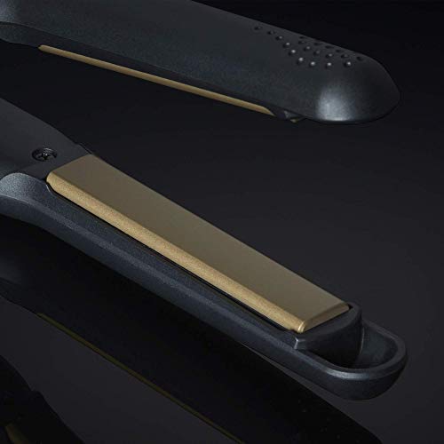 ghd mini - Plancha de pelo profesional con placas finas de 12,7 mm para cabello corto y flequillo, Negra