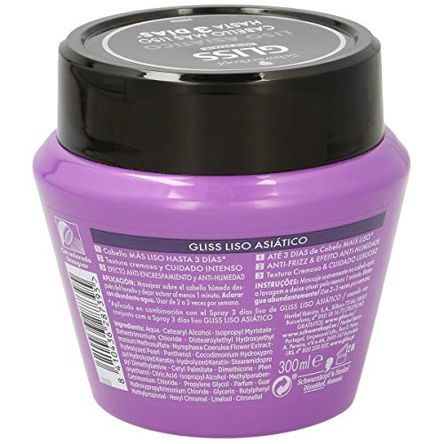 Gliss - Mascarilla Liso Asiático - 300ml - Schwarzkopf