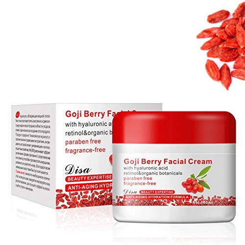 Goji Cream - Crema de día y de noche multi-efecto hidratante e hidratante, crema de belleza hidratante hidratante, cosméticos, 100 ml