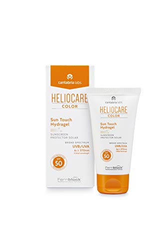 Heliocare Color Toque de Sol SPF 50 - Fotoprotección Avanzada con Pigmentos Iluminadores y Ácido Hialurónico, Unifica e Ilumina la Piel al Instante, 50ml