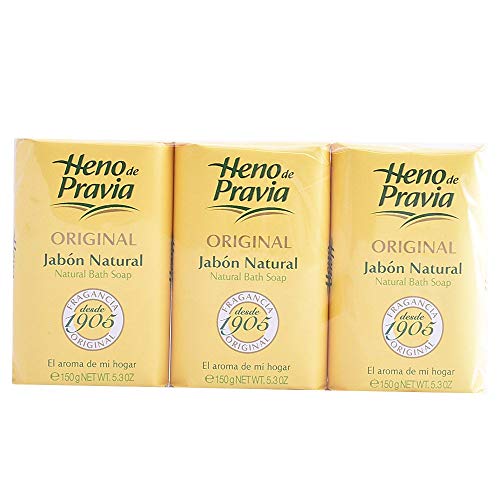 Heno De Pravia Original Jabon Natural Lote 3 x 150 Gr - 450 ml