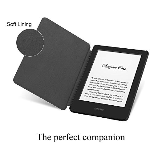 HoYiXi Funda para Nuevo Kindle 2019 Kindle Estuche 2019 Funda de Cuero Delgada con Auto Sueño/Estela Funcion Pintado Cover para Amazon de Kindle (10th Generation 2019 Release) - Flor del Ciruelo