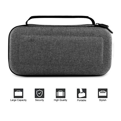 innoAura 11 en 1 Kit accesorios para Nintendo Switch, con funda de transporte, Estuche De Juegos, funda de TPU, fundas para controles Joy Con, tapas para Joystick y protector de pantalla