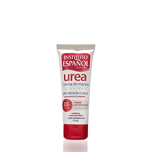 Instituto Español Urea Ultra Hidratación Crema reparadora avanzada para piel áspera o seca, 20% urea, 75 ml