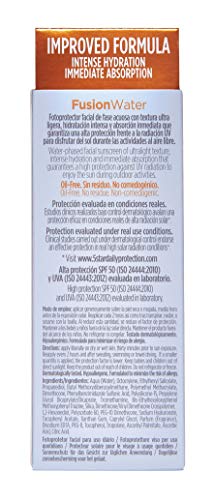 ISDIN - Fotoprotector Fusion Water SPF 50 - Protector solar facial de fase acuosa para uso diario, 50 ml