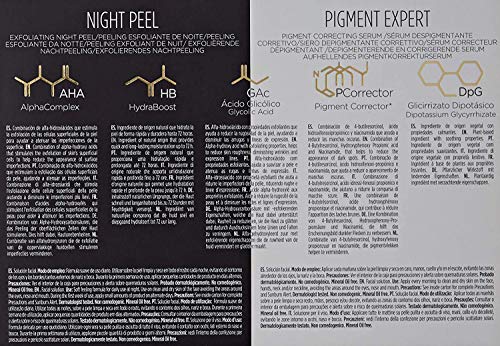 Isdin Isdinceutics Tratamiento Antimanchas Pigment Expert + Night peel | Serum Corrector Despigmentante Facial y Peeling Exfoliante de Noche Monodosis 10 + 10 x 2ml. (690015174)