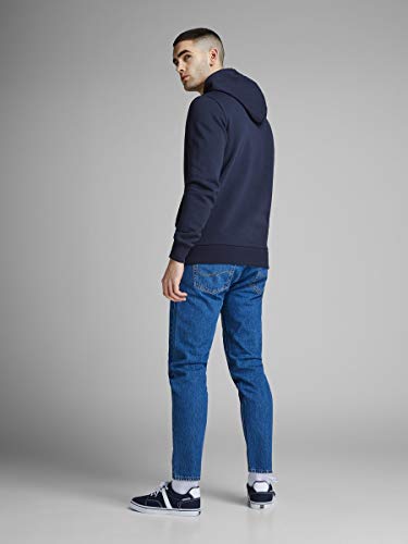 Jack & Jones Jjecorp Logo Sweat Hood Noos Capucha, Azul (Navy Blazer Detail: Reg Fit), X-Small para Hombre