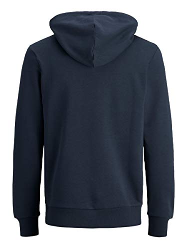 Jack & Jones Jjecorp Logo Sweat Hood Noos Capucha, Azul (Navy Blazer Detail: Reg Fit), X-Small para Hombre