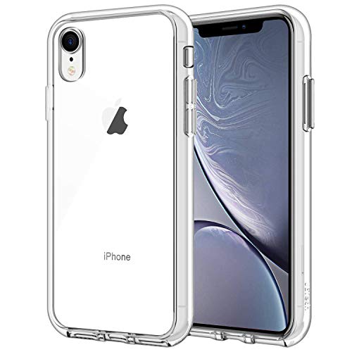 JETech Funda Compatible iPhone XR 6,1", Carcasa Absorción de Impacto, Transparente