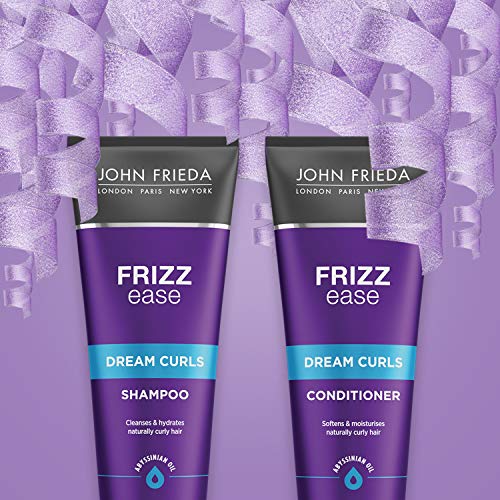 John Frieda Acondicionador Dream Curls 250ml, Pelo Rizado, Volumen, Rizos Perfectos y Definidos, Solido (104078814)