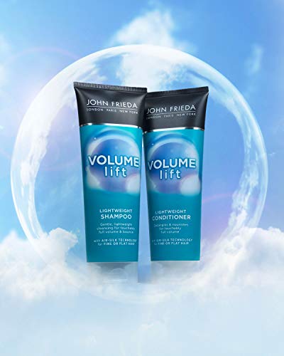 John Frieda Acondicionador Volumen 7 Días 250ml | Pelo Fino y Encrespado | Antiencrespamiento | Solido