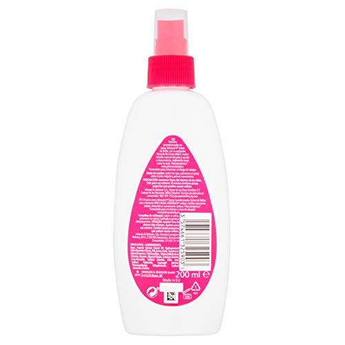 Johnson's Baby - Acondicionador en Spray Gotas de Brillo, 200 ml