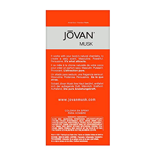 Jovan Musk Jovan Musk For Men Edc 88 Ml Vapo - 88 Mililitros