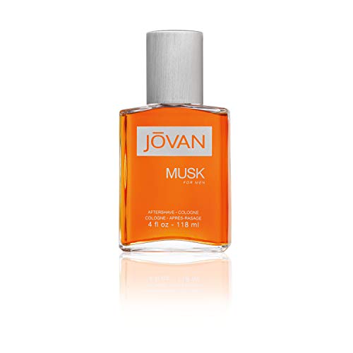 Jovan Musk Loción para después del afeitado para hombre, 118 ml