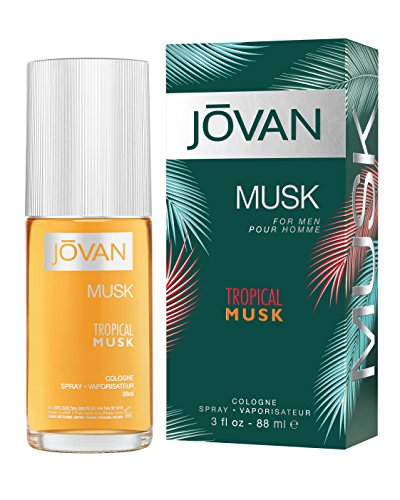 Jovan Tropical Musk Eau de cologne para hombre, 88 ml