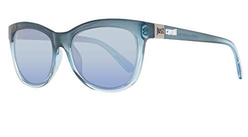 Just Cavalli Sonnenbrille JC567S 5592W Gafas de sol, Azul (Blau), 55 para Mujer