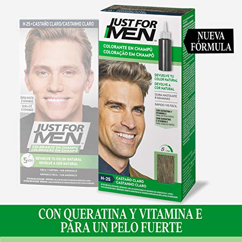 Just For Men Just For Men Tinte Colorante En Champu Para El Cabello Del Hombre. Castaño Claro 120 G