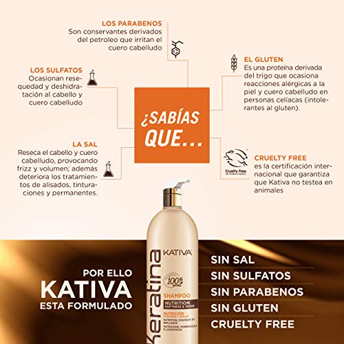 KATIVA Aceite para el cabello - 60 ml.