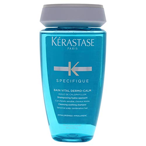 Kérastase Bain Vital Dermo-Calm, Champú Hipoalergénico, 250 ml