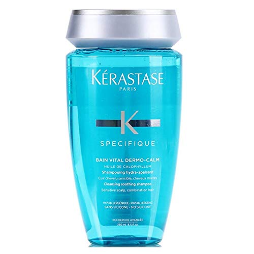 Kérastase Bain Vital Dermo-Calm, Champú Hipoalergénico, 250 ml