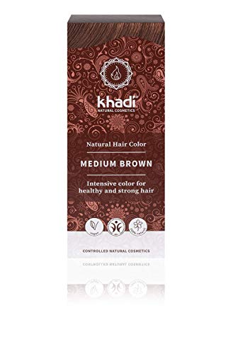 Khadi Tinte Herbal Color Castaño Medio, 100 g