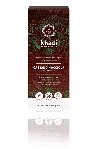 Khadi TP-4260378040152_1118-007 Tinte Herbal Color Castaño Avellana, 100 gr