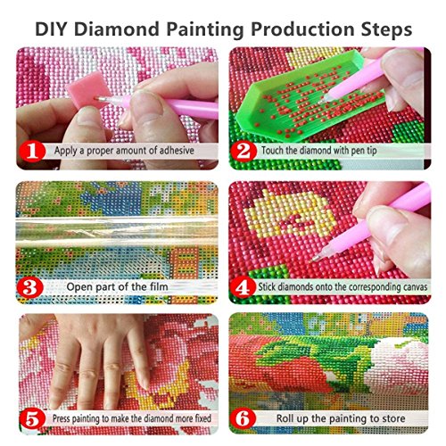 Kit de pintura de diamantes 5D para manualidades, punto de cruz diamante，diy pintura al oleo por numeros Dama africana，diy 5d diamond painting diseño de dama africana, 30 x 30 cm