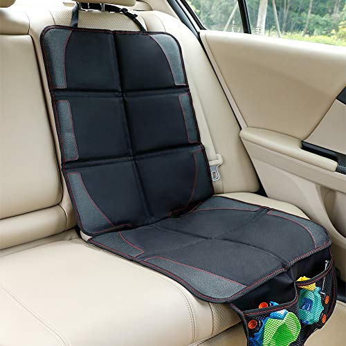 KYG Protector de Asiento de Coche para Silla de Bebé Compatible con ISOFIX Asiento Funda Impermeable Protegida Asientos contra Daños y Polvos