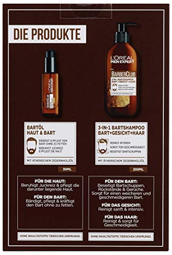 L 'Oréal Men expert Barber Club Barba caja waschgel y bartöl Set de regalo