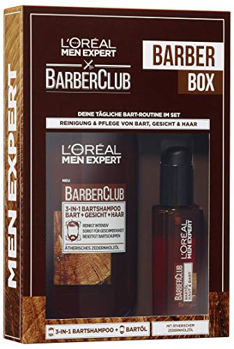 L 'Oréal Men expert Barber Club Barba caja waschgel y bartöl Set de regalo