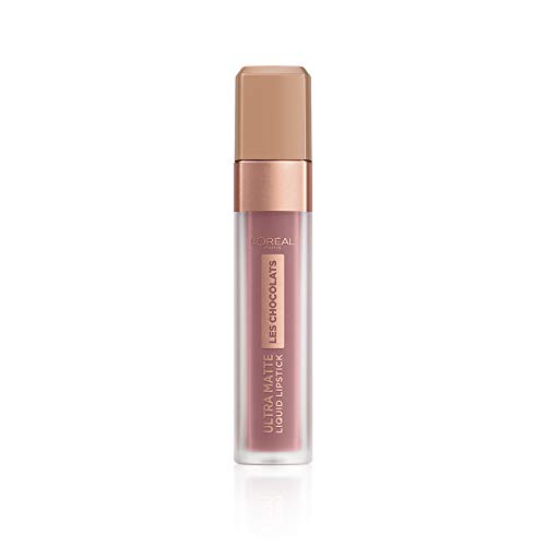 L´Oréal Paris Les Chocolats Labial Líquido Mate, Tono Nude Rosa 842 Candy Man