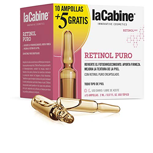 La Cabine Ampollas Retinol Puro 10 X 2ml + Recuperador Noche 5 X 2ml