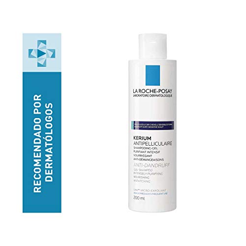 La Roche Posay, Kerium Champú Gel Exfoliante, 200 grams