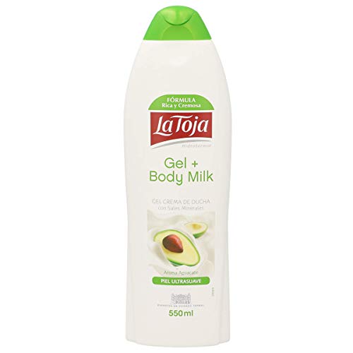 La Toja - Gel Crema de ducha y Body Milk - Aroma Aguacate - Piel Ultrasuave - 550ml