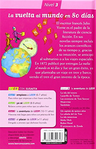 La vuelta al mundo en 80 días (La aventura de LEER con Susaeta - nivel 3)