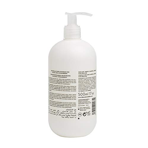 Laboratorios Babé - Gel de Baño Pediátrico 500 ml, Suavidad, Protección e Hidratación, Para Bebé, Niño y Niña, Recién Nacido, Refrescante, Piel Sensible, Uso Diario, Jabón Corporal