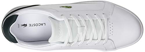 Lacoste Challenge 0120 2 SMA, Zapatillas para Hombre, Blanc Wht Dk Grn, 43 EU