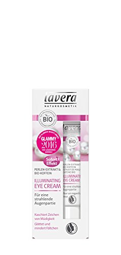 Lavera Cuidado Facial Iluminador Crema de ojos perla, 1er Pack (1 x 15 ml)