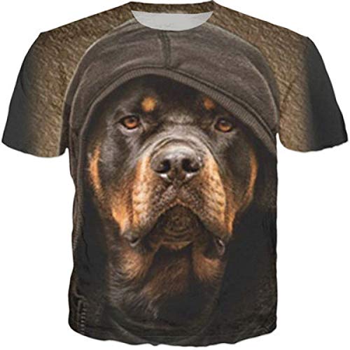 LHSWD 3d sudadera con capucha unisex Cosmos Rotty Sudadera con capucha Hippop Perro Animales Tees 3D Imprimir Sudadera/Sudadera Unisex Tops