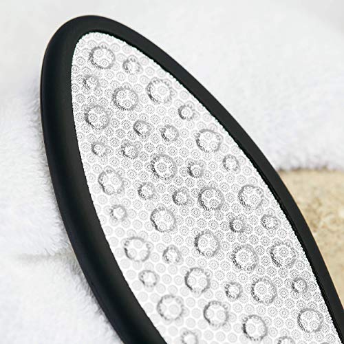 Lima de Pies Premium de Corte Láser con Mini Lima de Durezas de DYNESSE. Escofina Callos con Diseño Ergonómico. Limpiador Pies de Acero Inoxidable para Spa y Pedicura. Elimina las Pieles Muertas