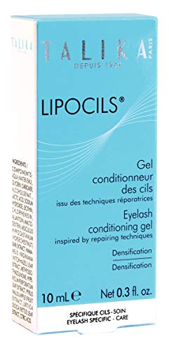 Lipocils - Talika - Gel para el crecimiento de las pestañas - Cuidado natural de las pestañas - Estimulador del crecimiento de las pestañas - Envase de 10 ml + cepillo